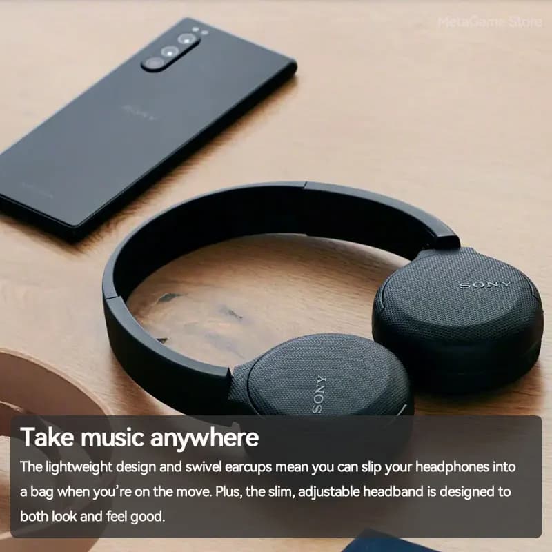 Sony Casque Bluetooth Original sans fil assistant vocal intégré, charge rapide, autonomie jusqu'à 35 heures WH-CH510 - Électronique - صورة 2