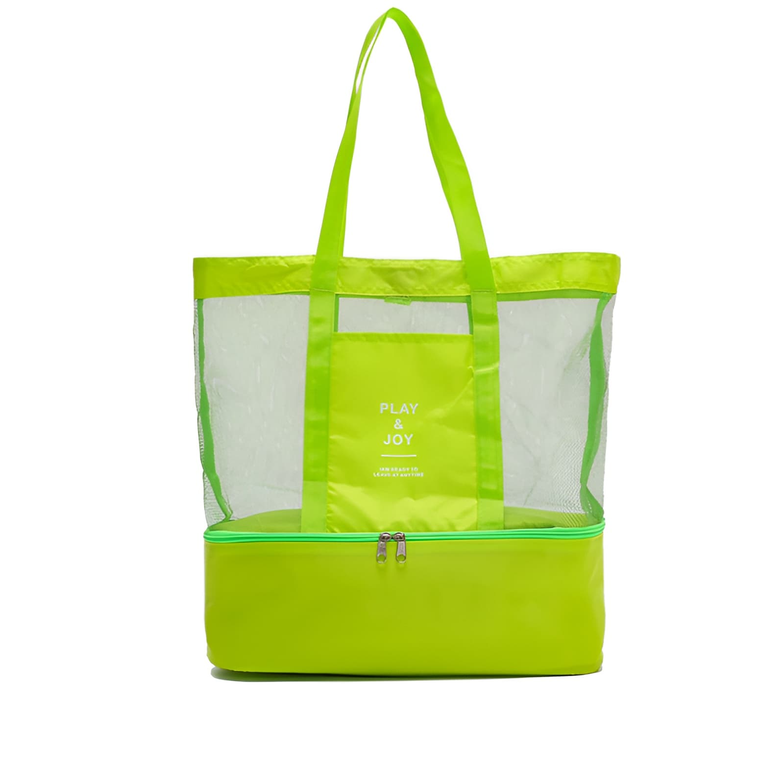 Sac de pique-nique en maille, compartiment Isotherme avec fermeture éclair - Sac à dos et Mode - صورة 3
