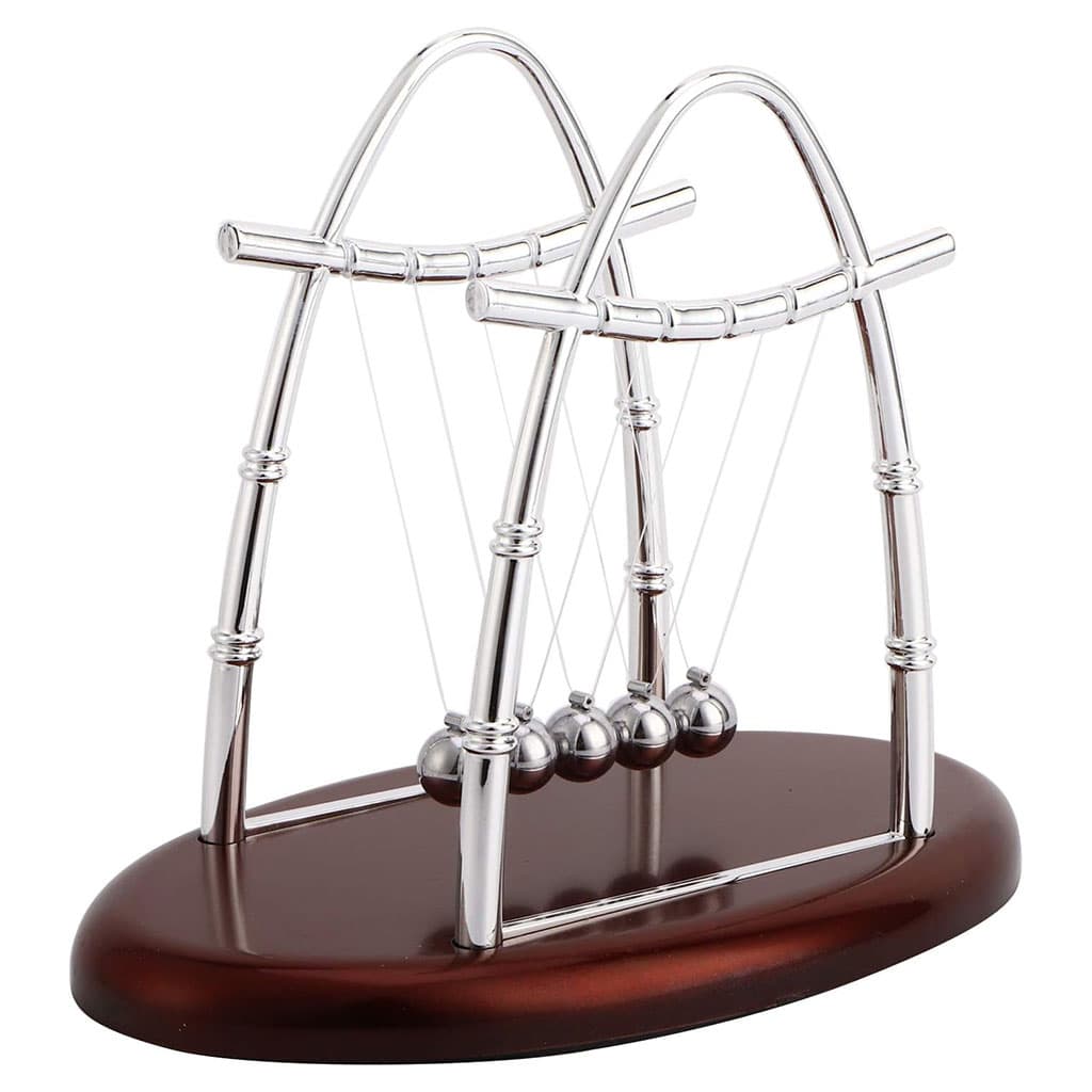 Pendule Newton Balls d'équilibre en acier classique - Décoration - صورة 6
