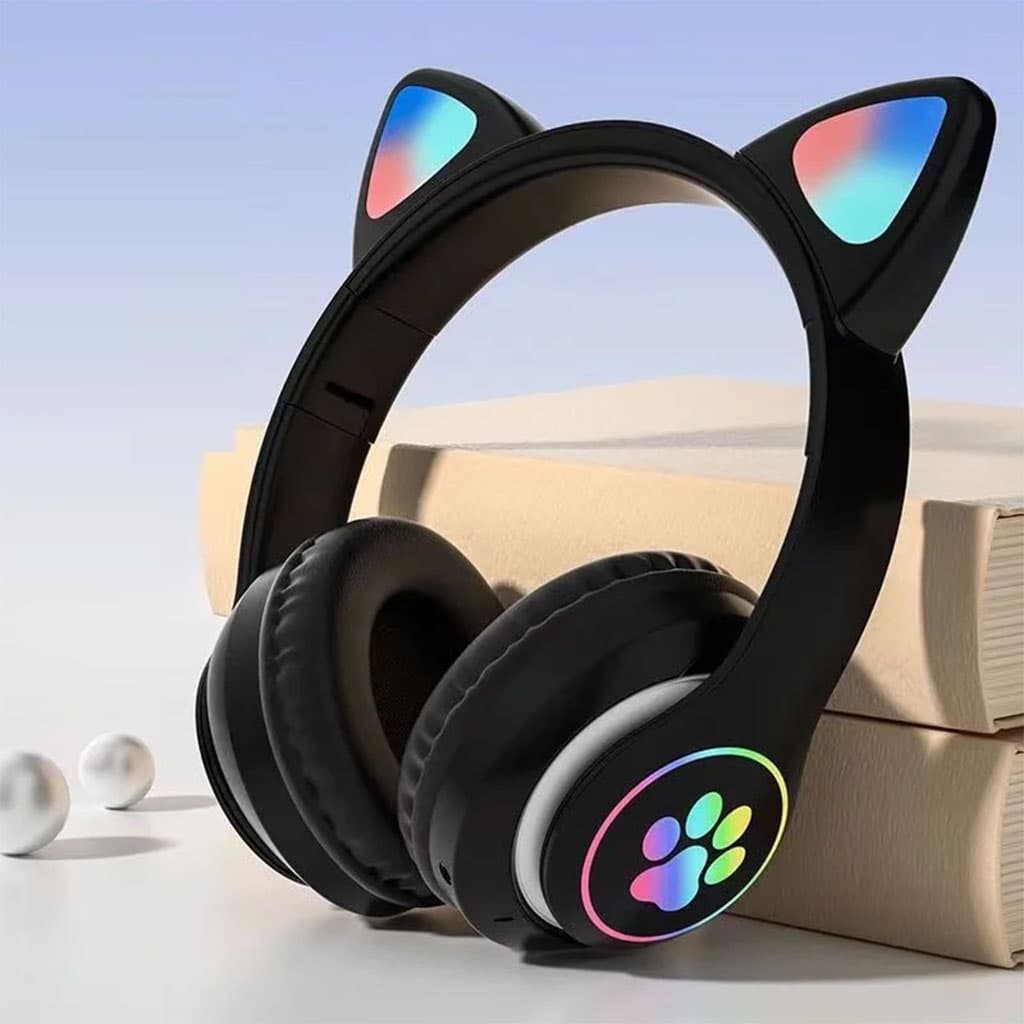 Casque Bluetooth Sans Fil Oreilles de Chat XY-231 - Électronique - صورة 4