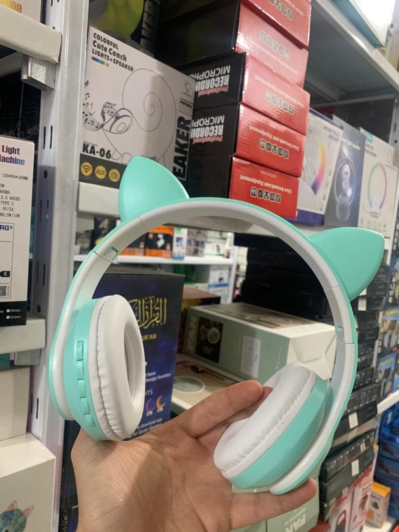 Casque Bluetooth Sans Fil Oreilles de Chat XY-231 - Électronique - صورة حقيقية 8
