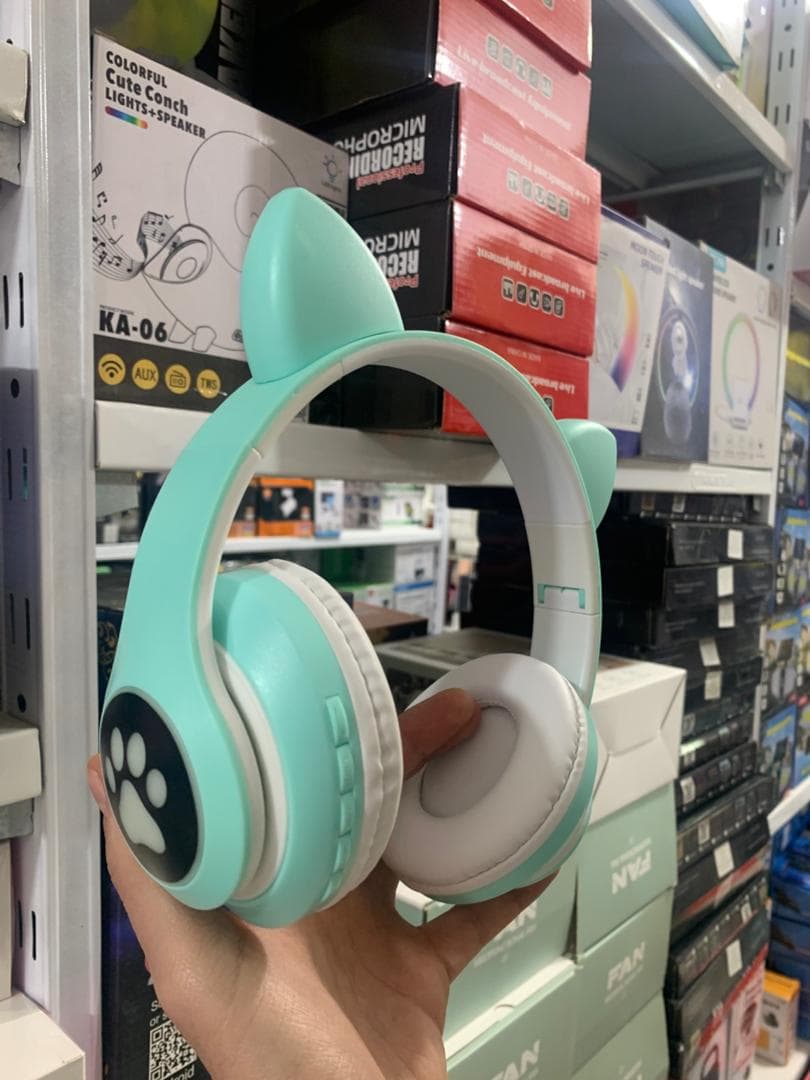 Casque Bluetooth Sans Fil Oreilles de Chat XY-231 - Électronique - صورة حقيقية 9