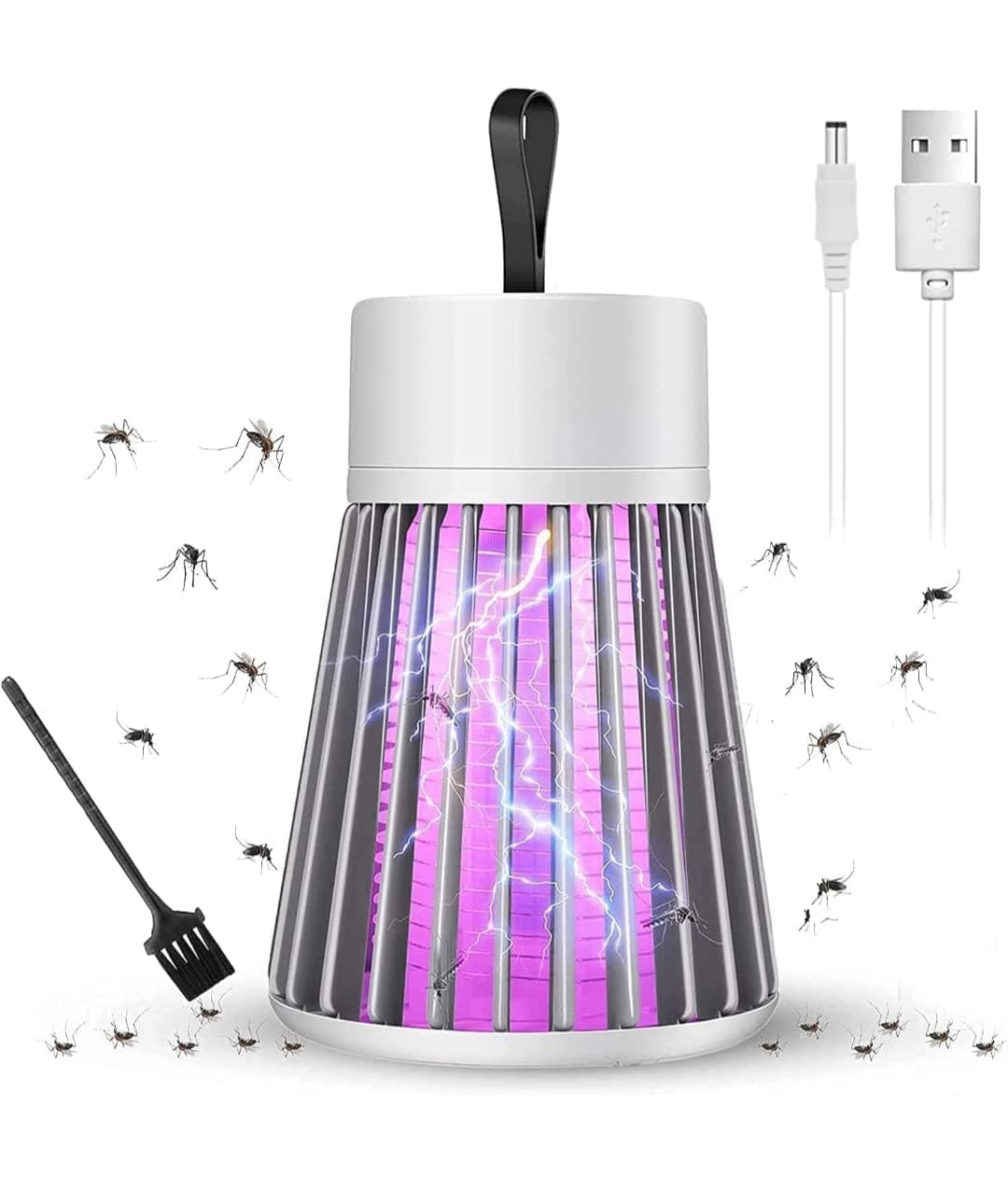 Lampe a lumière UV électrique zappeur anti-moustiques Rechargeable - Électronique - صورة 2
