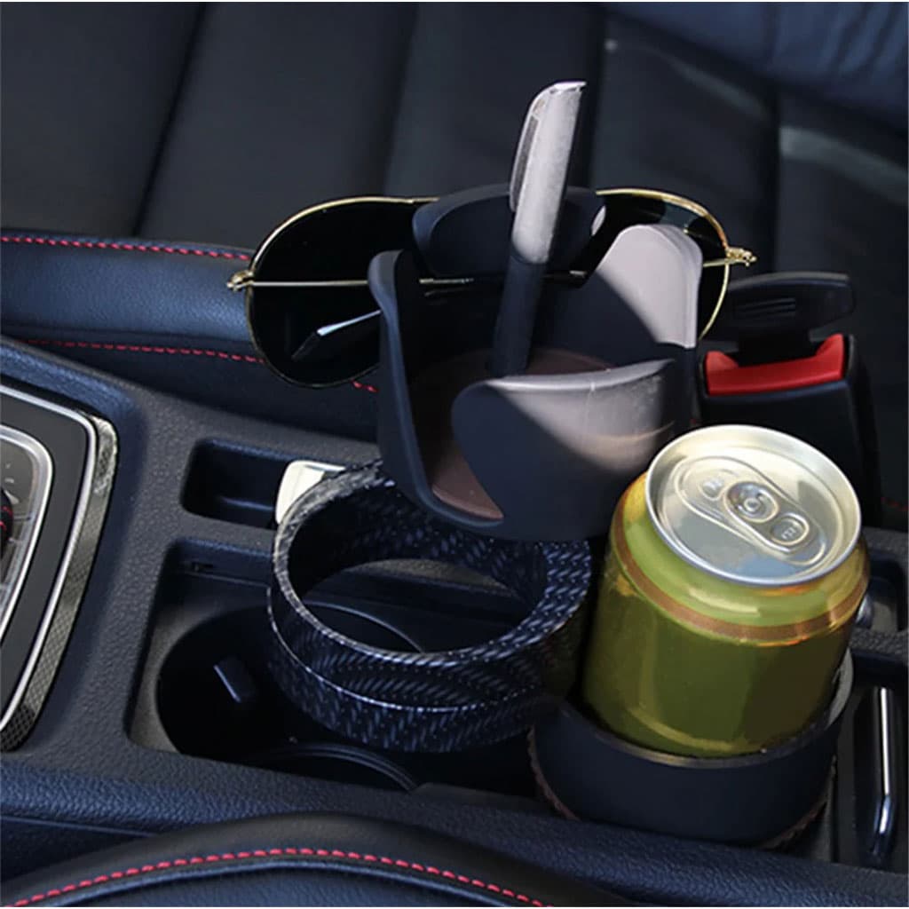 Porte-gobelet Multi intelligent réglable 5en1 pour voiture, rangement accessoires d’intérieur de voiture - Accessoires Auto/Moto - صورة 5
