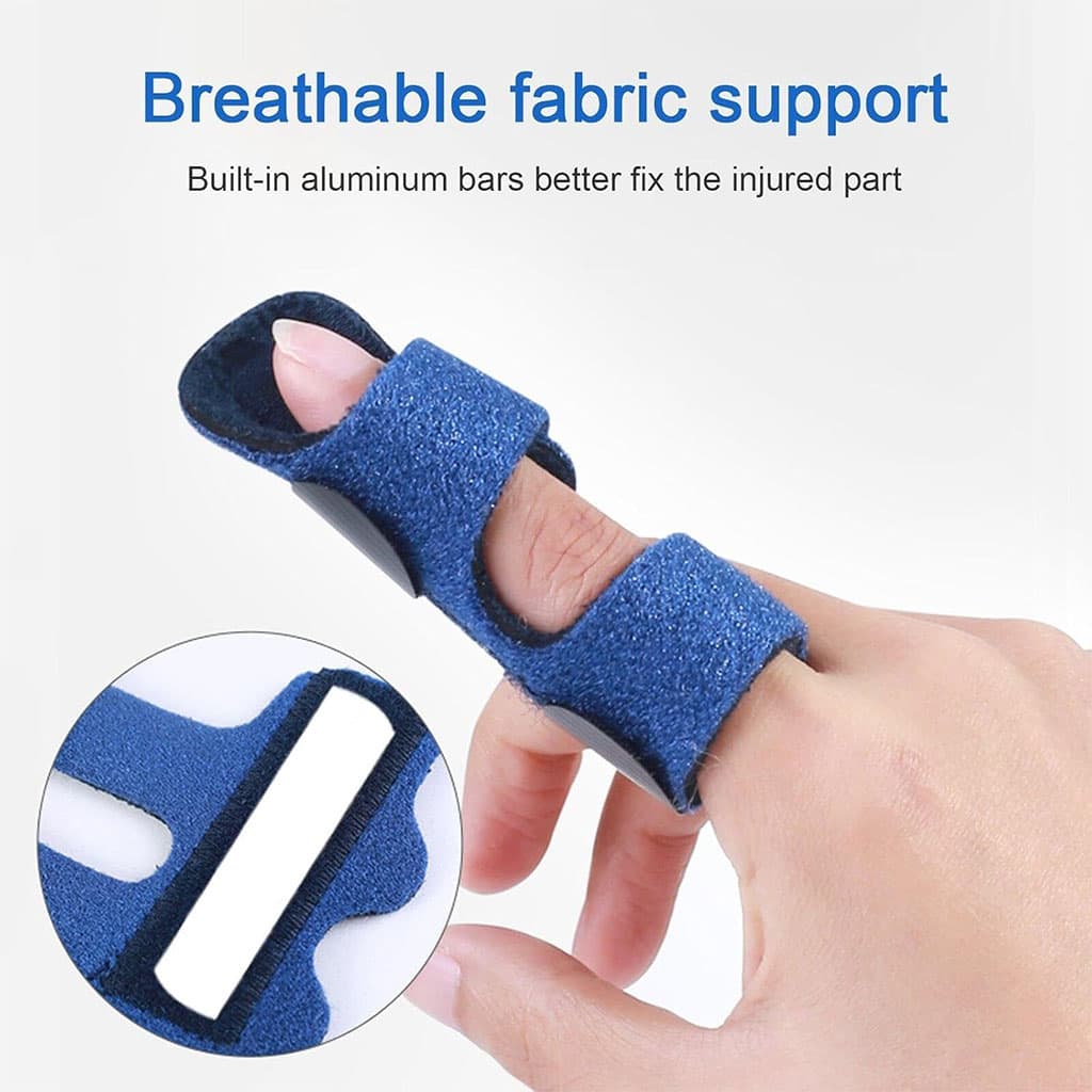 Attelle de doigt réglable avec barre en aluminium pour correction des doigts - Soins et Beauté - صورة 2