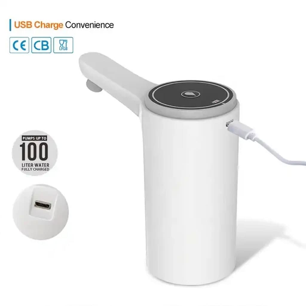 Distributeur de bouteilles d’eau Rechargeable USB Distributeur Automatique - Électronique - صورة 4