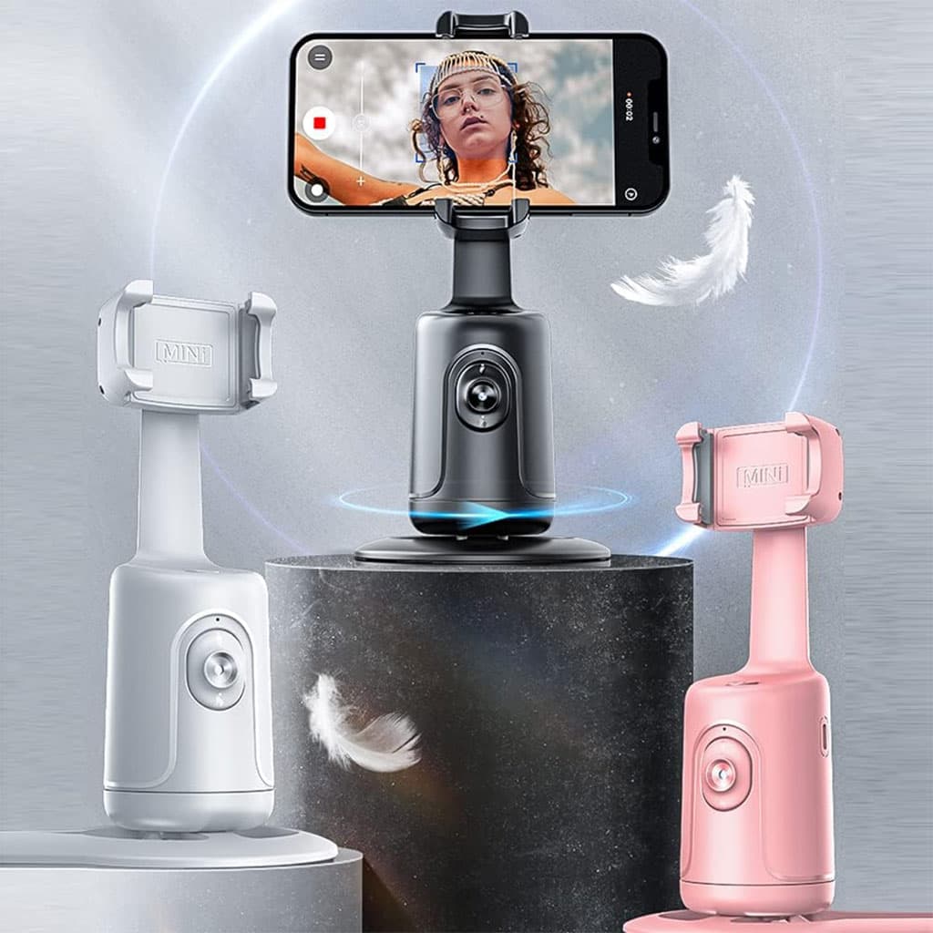 Stabilisateur de Bureau Intelligent 360° avec Suivi Automatique du Visage Pour Vlogging - Électronique - صورة 5