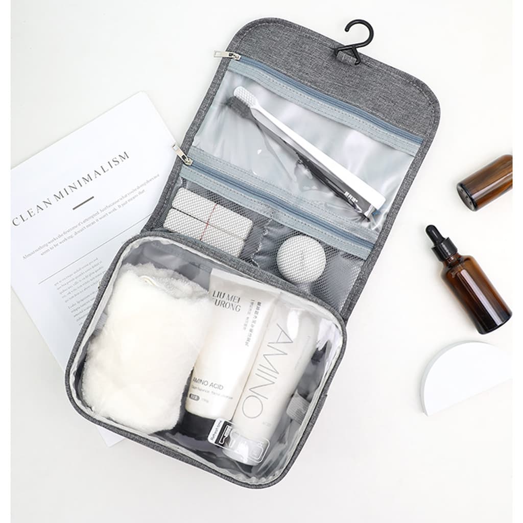 Trousse de Toilette de Voyage à Suspendre, Imperméable et Légère, Grande Capacité - Soins et Beauté - صورة 6