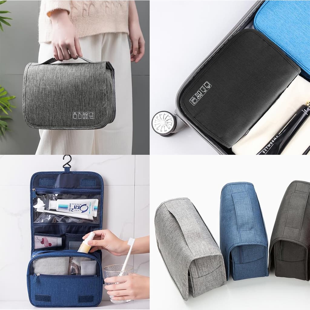 Trousse de Toilette de Voyage à Suspendre, Imperméable et Légère, Grande Capacité - Soins et Beauté - صورة 7