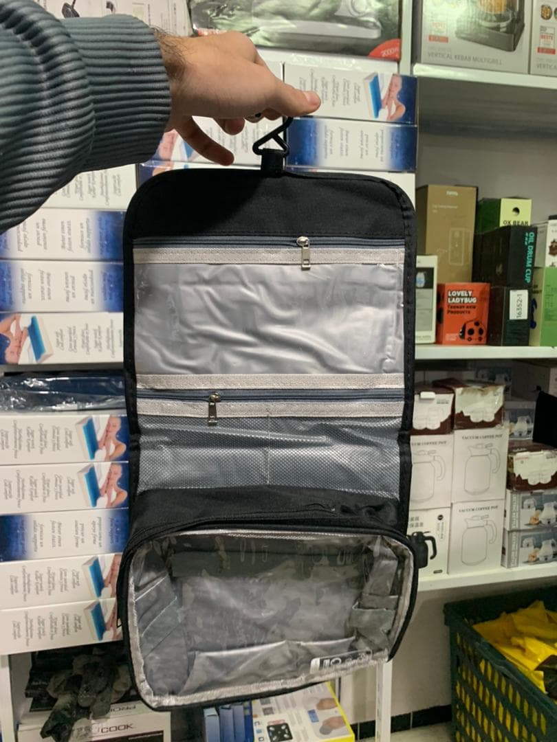 Trousse de Toilette de Voyage à Suspendre, Imperméable et Légère, Grande Capacité - Soins et Beauté - صورة حقيقية 8