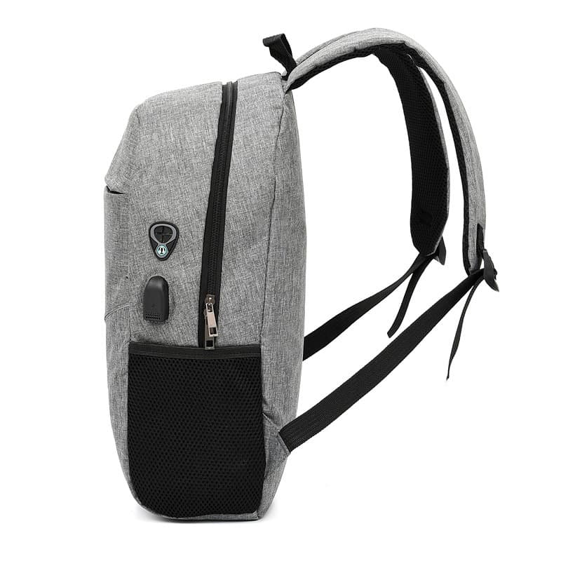 3 PCS Sac à dos multifonctionnel Avec Sortie USB ET Sortie kit-man - Gris - Sac à dos et Mode - صورة 3