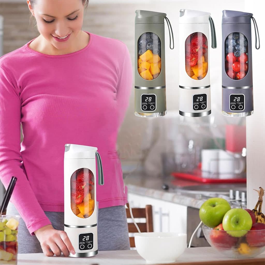 Blender à jus portables rechargeable, tasses de presse-agrumes multifonctionnelles - Électronique - صورة 5