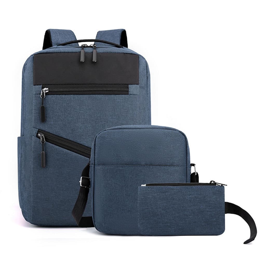 Sac à Dos de Grande Capacité pour Homme 3en1 Tendance pour Lycéens - Gris - Sac à dos et Mode - صورة 3