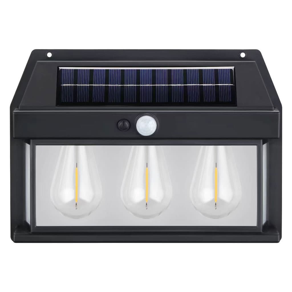Triple Lanterne Vintage Bougie, nouvelle lampe murale à induction solaire - Électronique - صورة 2