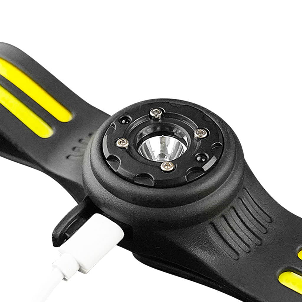 Lampe Frontale Légère COB avec Interrupteur Sensoriel à Angle Réglable - Électronique - صورة 3