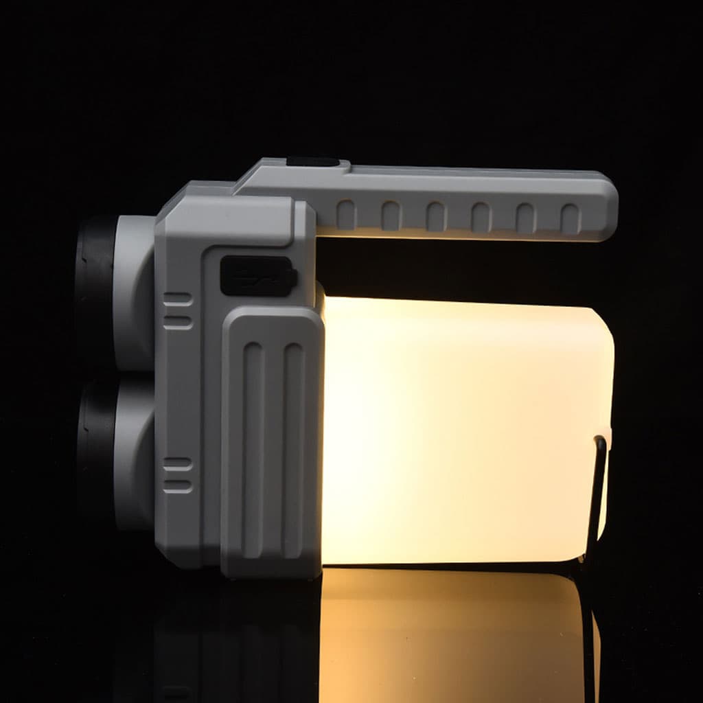 Lampe de Camping LED avec Batterie Externe Rechargeable Portable, Lampe de Poche et Port Type C - Camping et Randonnée - صورة 3