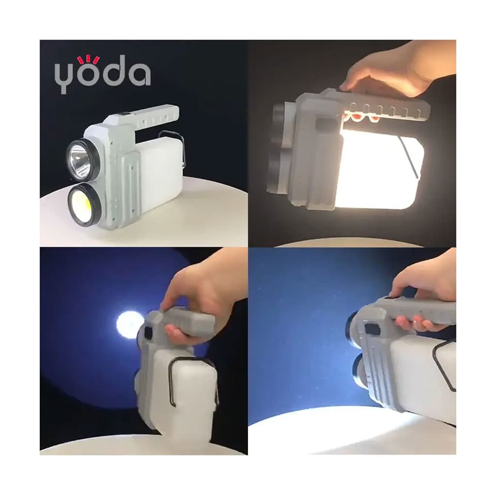 Lampe de Camping LED avec Batterie Externe Rechargeable Portable, Lampe de Poche et Port Type C - Camping et Randonnée - صورة 5