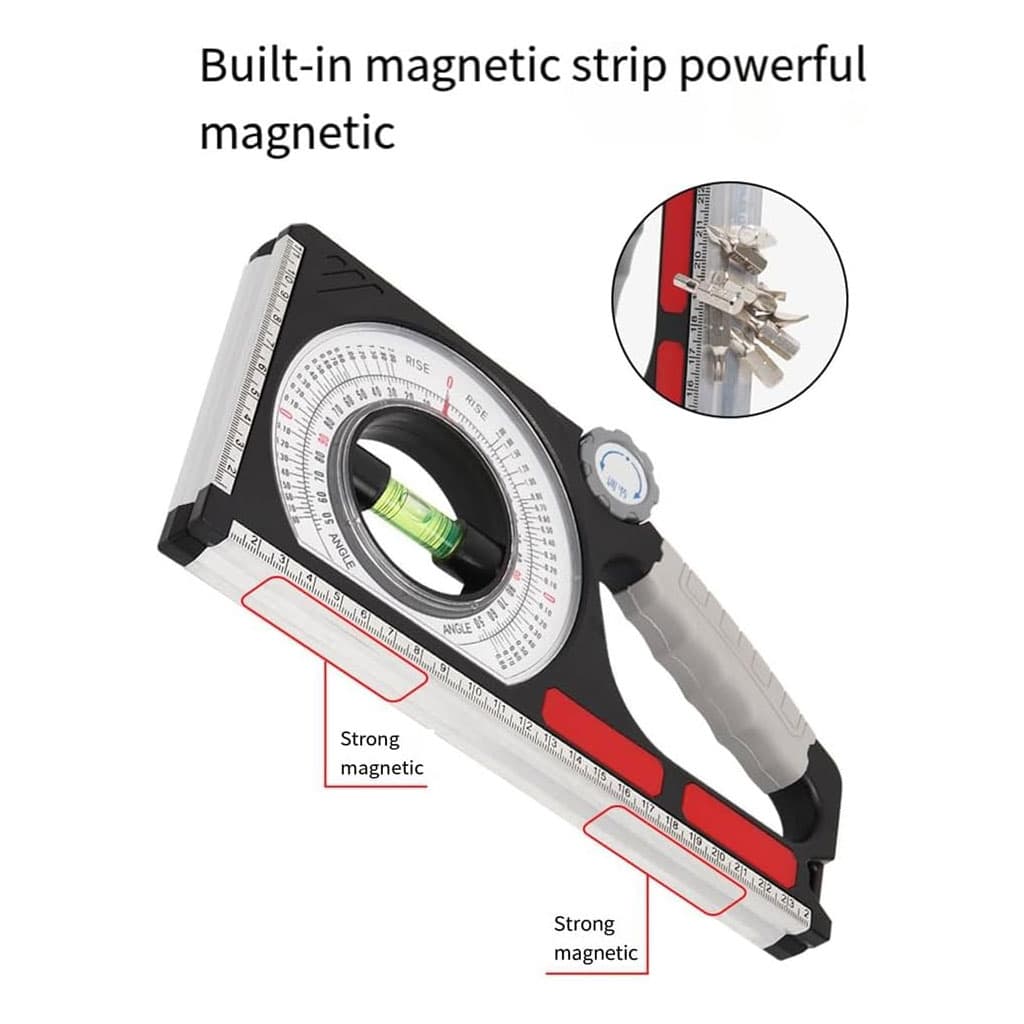 Outil de Mesure de Pente Professionnel Magnétique - Outillage et Bricolage - صورة 3