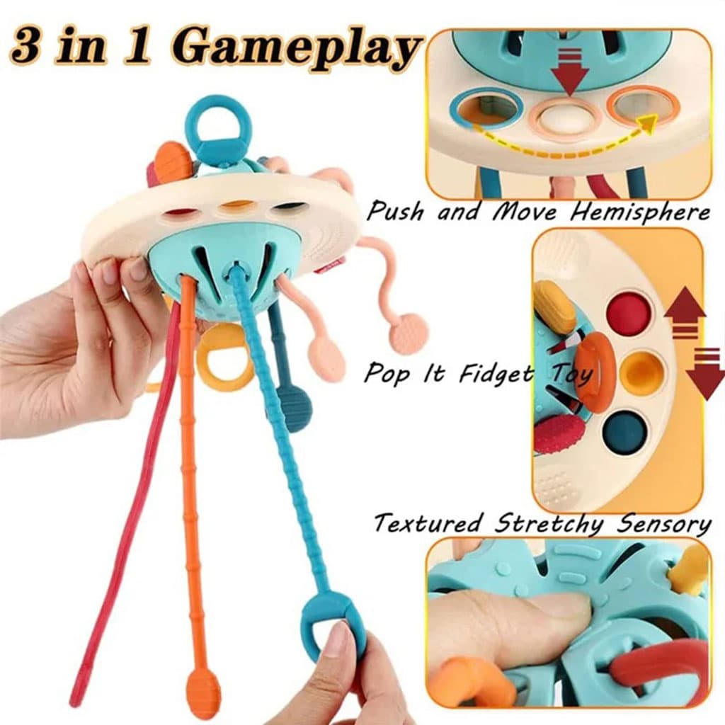 Jouets sensoriels de dentition pour bébé, activités d’apprentissage pour les tout-petits - Divers - صورة 3