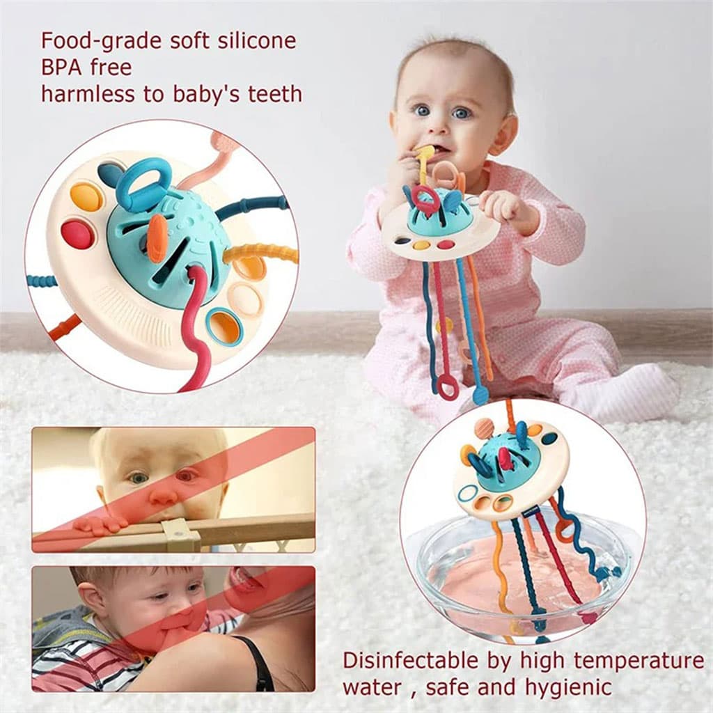 Jouets sensoriels de dentition pour bébé, activités d’apprentissage pour les tout-petits - Divers - صورة 4
