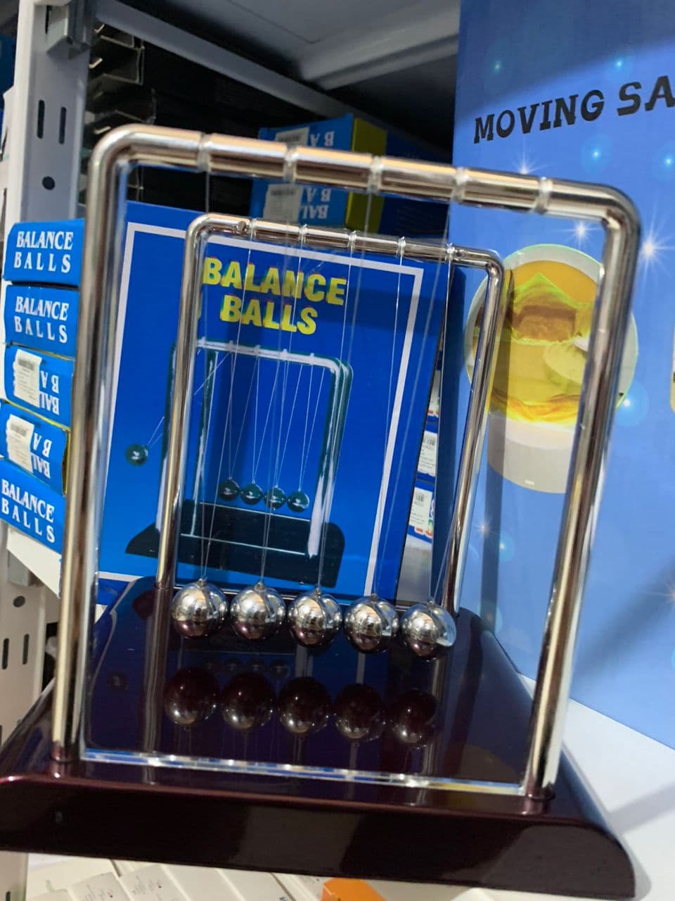 Pendule Newton Balls d'équilibre en acier classique v2 - Décoration - صورة حقيقية 6