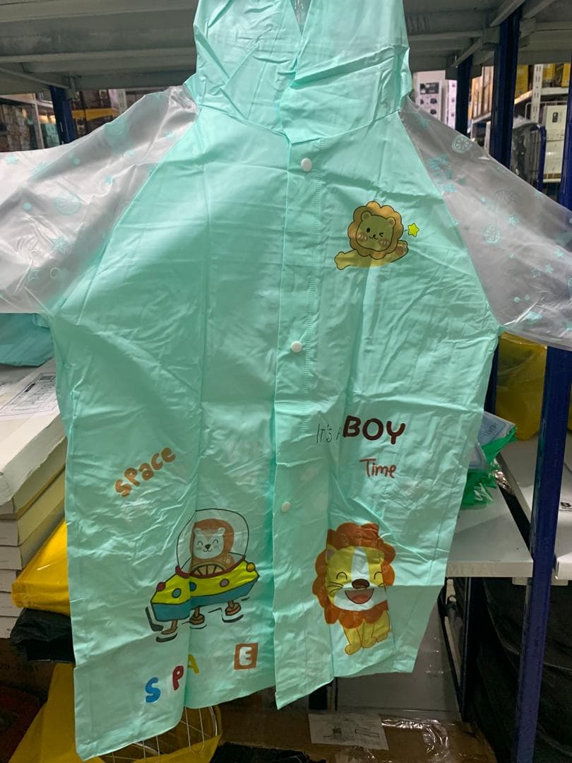 Cape Poncho Pluie Enfant Impermeable Anti Pluie - Divers - صورة حقيقية 13