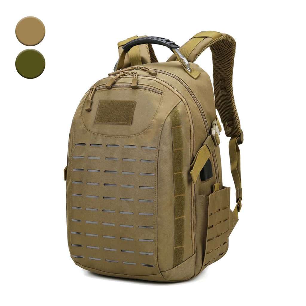 Sac à dos tactique USB pour camping, sac militaire 15,6 pouces - Camping et Randonnée - صورة 1