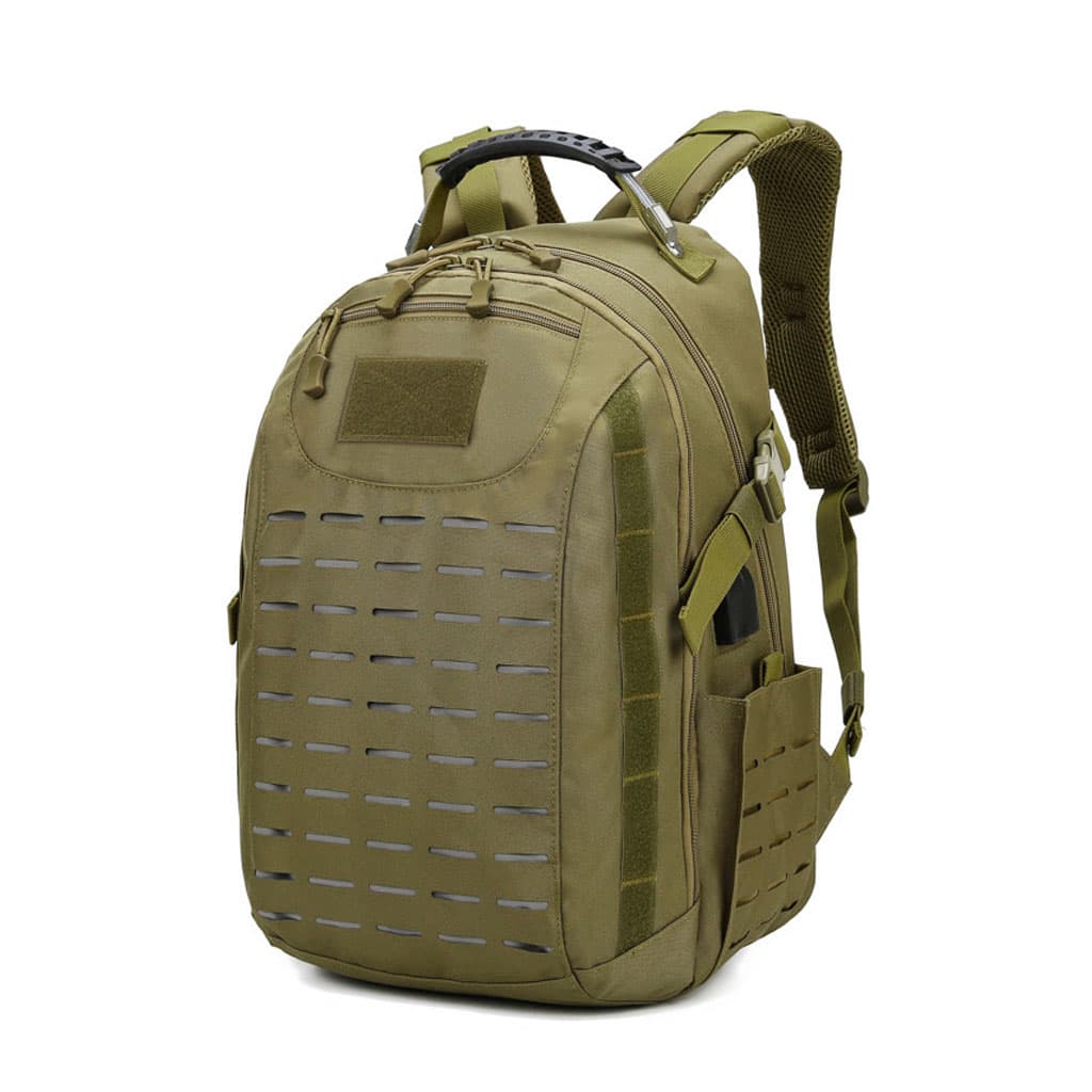 Sac à dos tactique USB pour camping, sac militaire 15,6 pouces - Camping et Randonnée - صورة 2