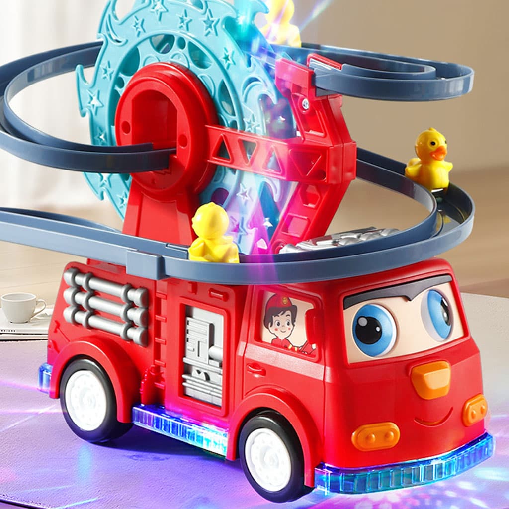 Camion de Pompier Jouet avec Sonore Lumineux Educatif pour Enfants - Jouet & Gaming - صورة 2