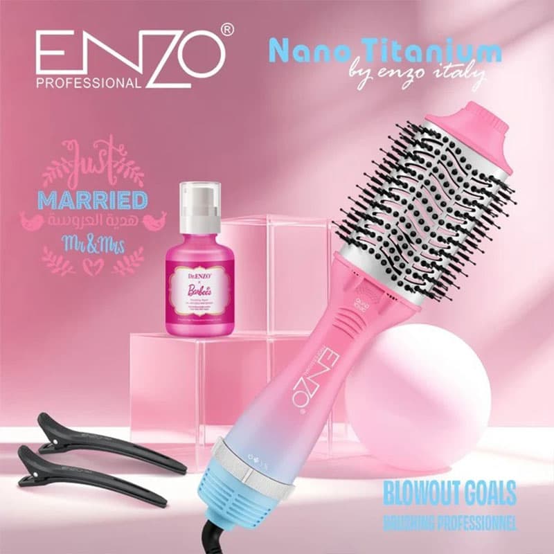 Nouvelle brosse Barbees avec technologie nano-titane Enzo Limited Edition - Soins et Beauté - صورة 5