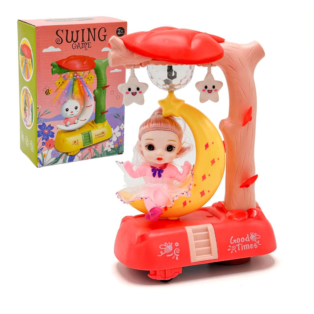 Poupée Musicale Balançante avec Lune Rotative - Jouet & Gaming - صورة 1