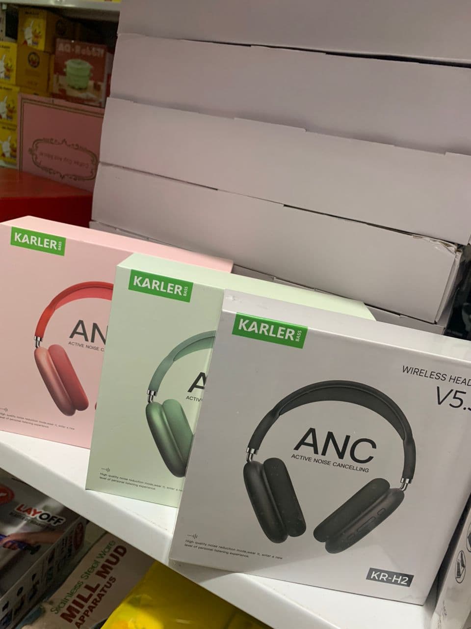 Casque Sans Fil Karler Bass Bluetooth 5.3 Technologie ANC - Électronique - صورة حقيقية 6