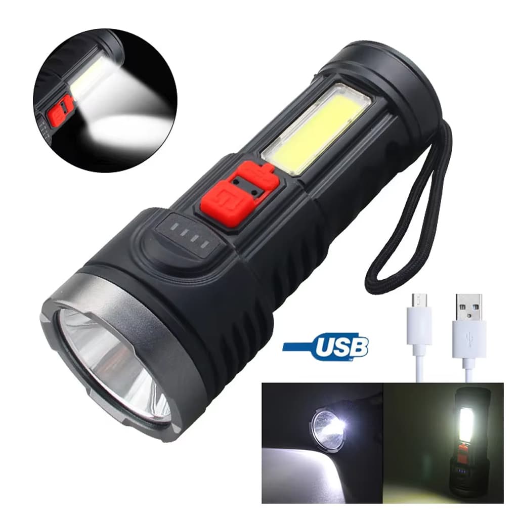 Lampe torche LED rechargeable Super lumineuse G5 - Camping et Randonnée - صورة 1