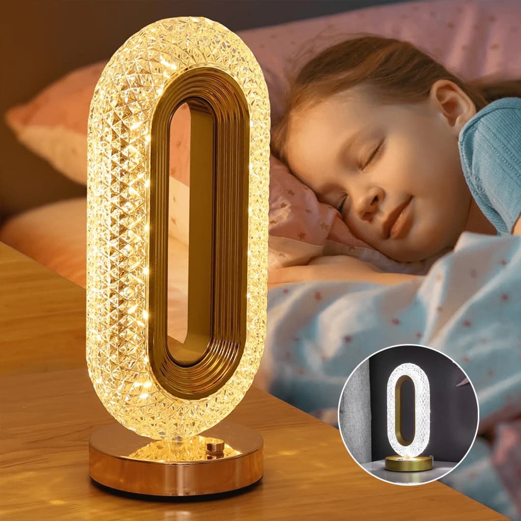 Lampe de table décorative LED forme œil d'étoile (1 pièce) - Décoration - صورة 1