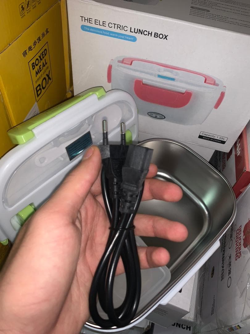 Boîte à lunch électrique en Inox Capacité 1.05L - Divers - صورة حقيقية 8