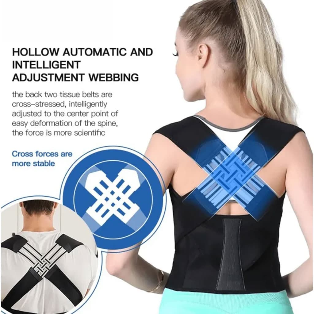 Ceinture de posture réglable pour le dos unisexe - Sport - صورة 4