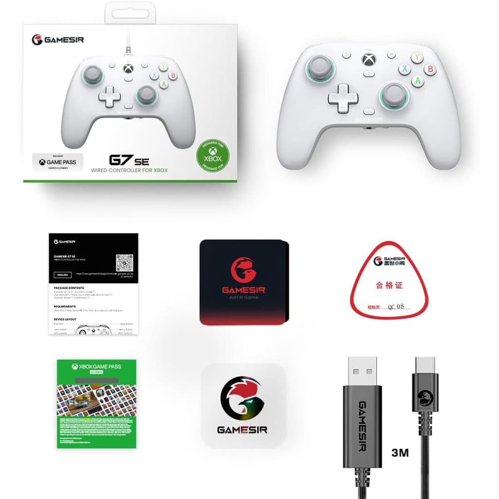 Manette filaire GameSir G7 SE pour Xbox Series X|S, Xbox One, Windows 10/11 et Steam - Jouet & Gaming - صورة 3
