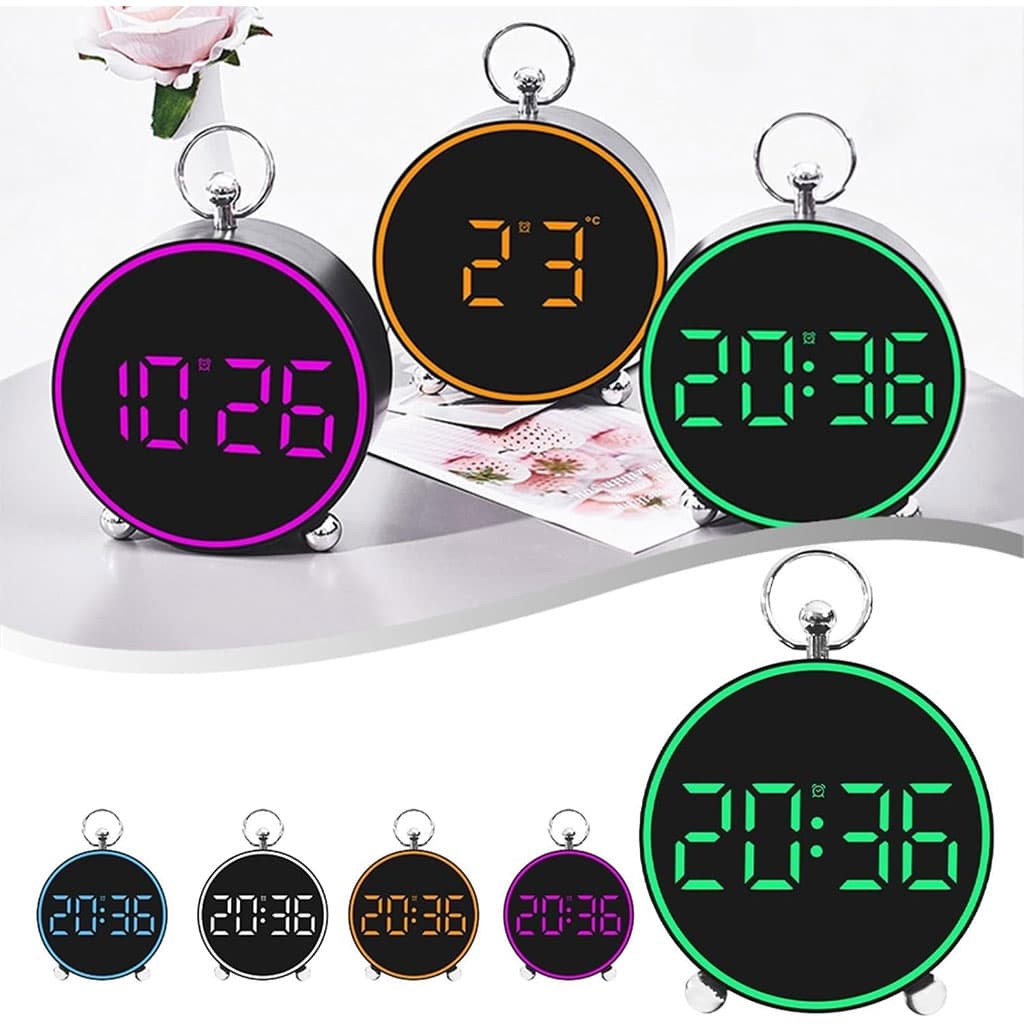 Horloge LED numérique avec affichage de la température - Électronique - صورة 1