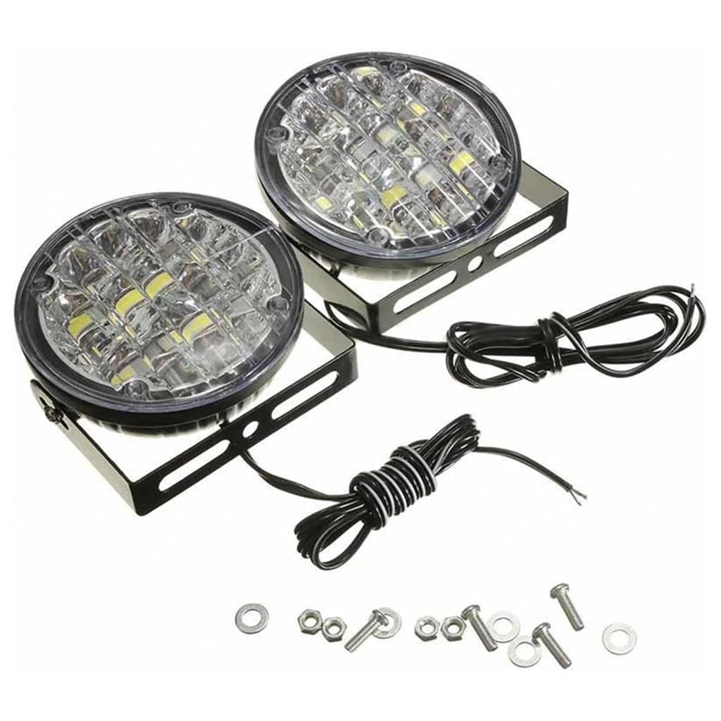 Feux Antibrouillard 2 Pièces 12V 18LED Pour Toutes Les Voitures - Électronique - صورة 4