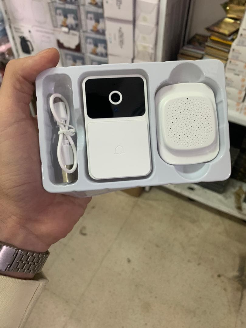 Sonnette et interphone Wifi Sans Fil avec caméra vidéo - Maison - صورة حقيقية 6
