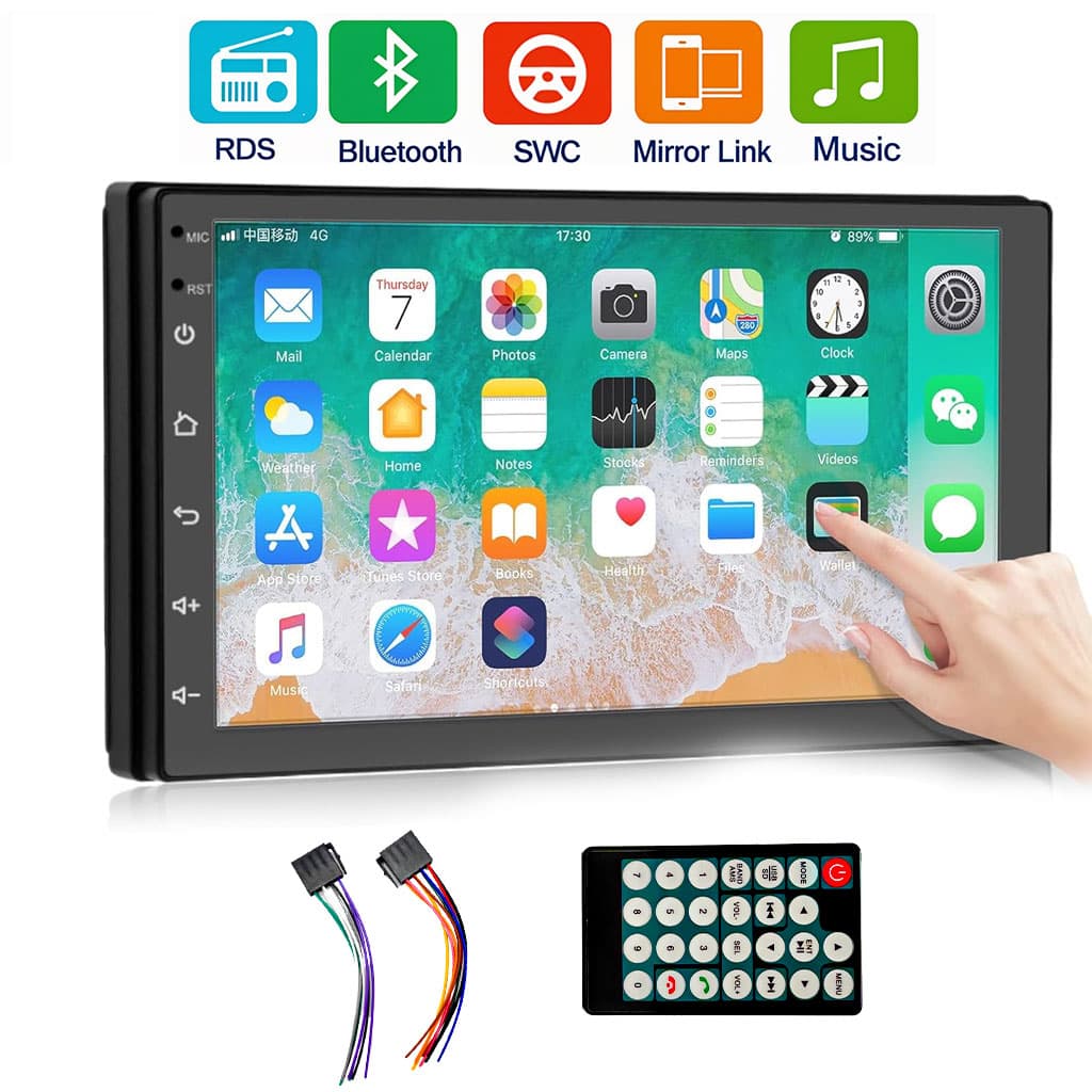 DVD MP5 et Autoradio 7 Pouces Tactile Bluetooth V2 - Accessoires Auto/Moto - صورة 1
