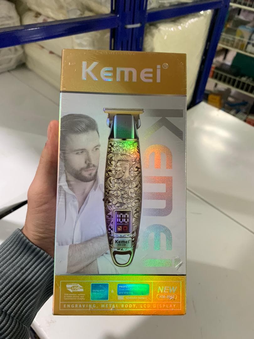 Kemei Tondeuse À Cheveux Professionnelle En Métal Km-2267 - Soins et Beauté - صورة حقيقية 8