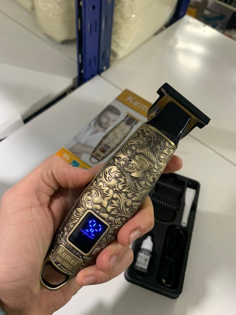 Kemei Tondeuse À Cheveux Professionnelle En Métal Km-2267 - Soins et Beauté - صورة حقيقية 11