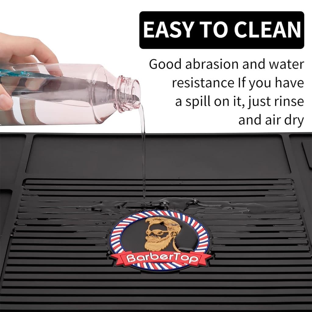 Tapis de rangement pour outils de coiffeur magnétique flexible et antidérapant - Soins et Beauté - صورة 5