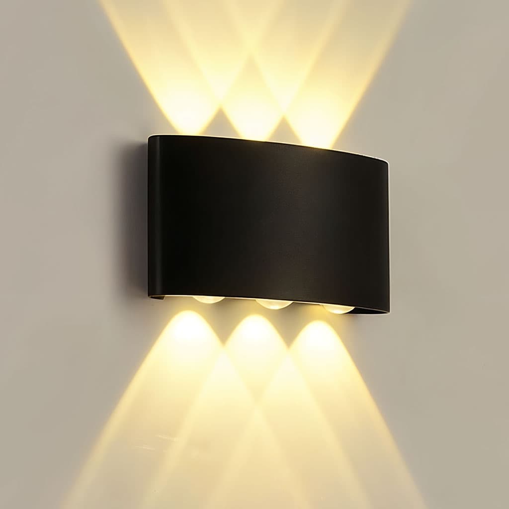 Applique Murale LED 6W D’Éclairage Extérieur 3 Lampes en PP - Décoration - صورة 5