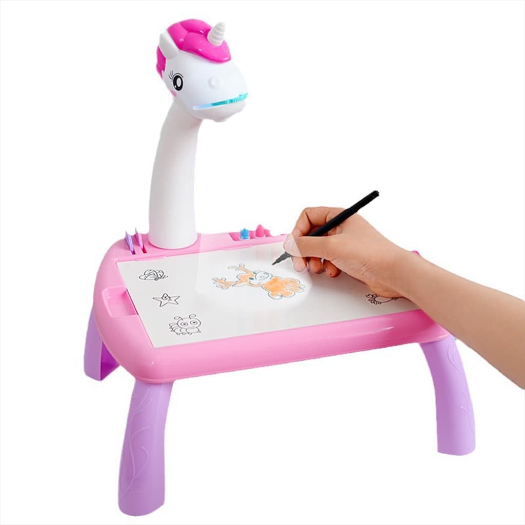 Projecteur de dessin licorne pour enfants avec 24 motifs colorés - Jouet & Gaming - صورة 2