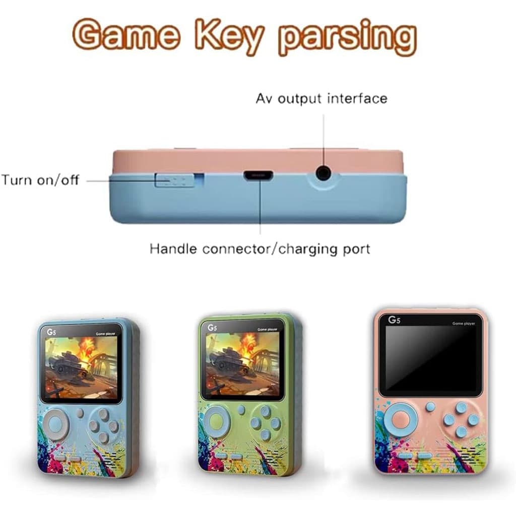 Console de jeu portable avec 500 jeux intégrés - Jouet & Gaming - صورة 4