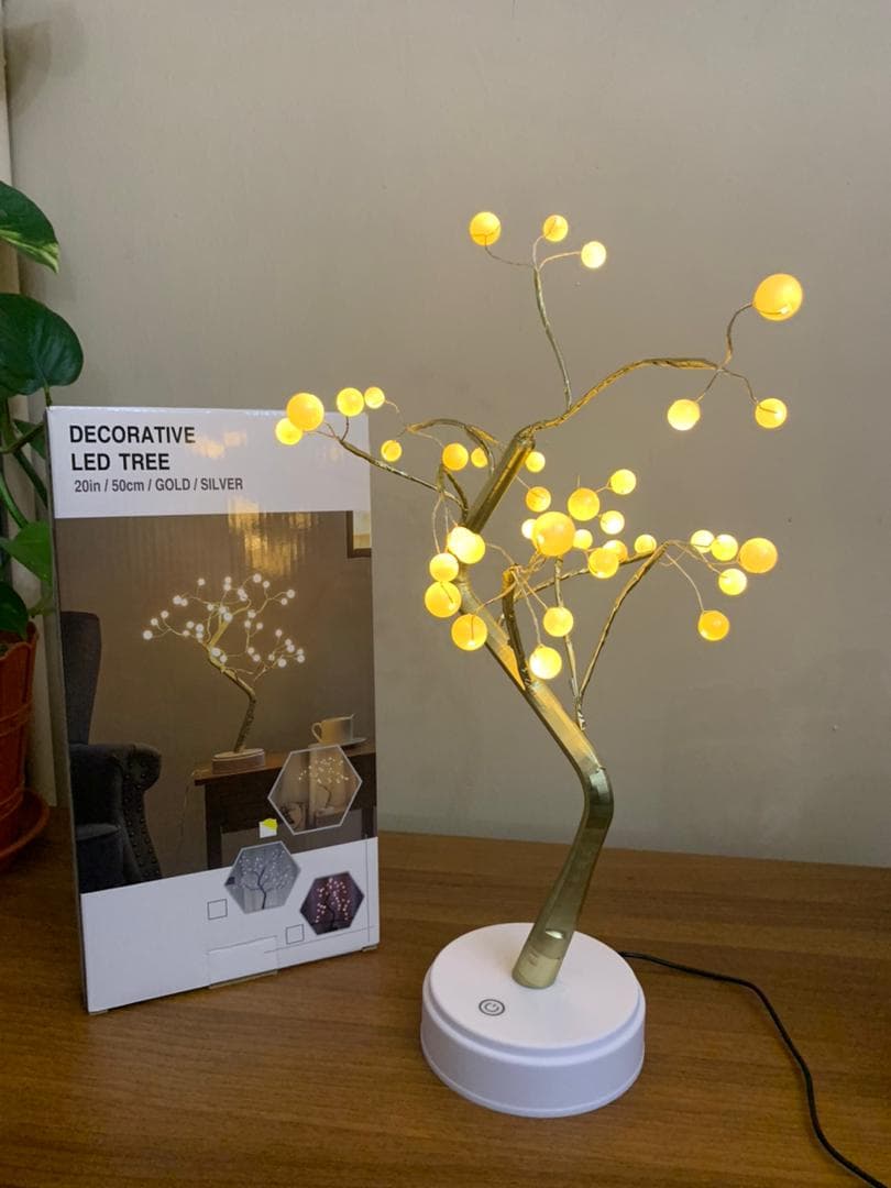 lampe de Table Arbre lumineux style bonsaï - Décoration - صورة حقيقية 9