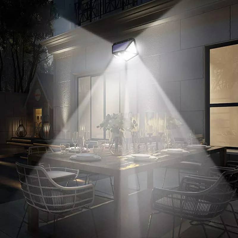 Lampe solaire d'extérieur à 158 LED avec détecteur de mouvement imperméable 3 modes d'éclairage idéal pour un jardin - Électronique - صورة 11