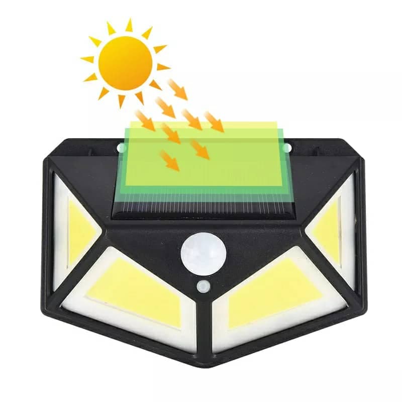 Lampe solaire d'extérieur à 158 LED avec détecteur de mouvement imperméable 3 modes d'éclairage idéal pour un jardin - Électronique - صورة 5